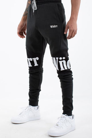 WNDRR HAMILTON TECH TRACKPANT - Black
