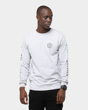 BRIXTON Oath V L/S Tee - Heather Grey
