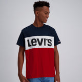 LEVI'S® COLORBLOCK TEE - PEACOAT