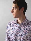 James Harper JHS278 Ditsy Floral Print Shirt
