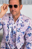 Jimmy Stuart BANKS FLORAL L/S SHIRT - Purple