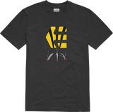 etnies WOLVERINE CLAW TEE - Black/Gold