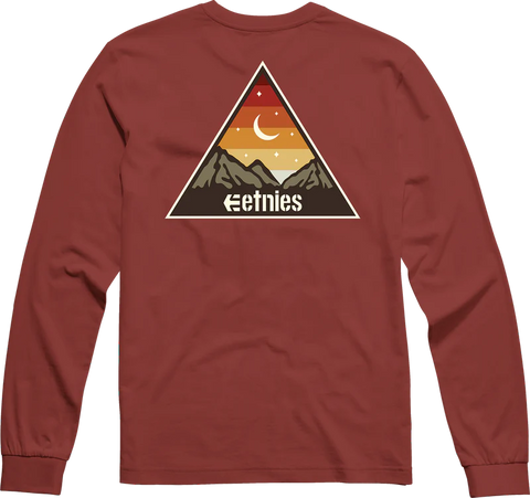 etnies MOONRISE L/S TEE - Burgundy