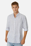 INDUSTRIE THE FELIZ SHIRT - White Navy