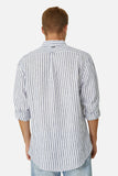 INDUSTRIE THE FELIZ SHIRT - White Navy