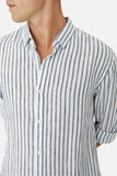 INDUSTRIE THE FELIZ SHIRT - White Navy