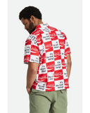 BRIXTON COCA-COLA BUNKER S/S SHIRT - White/Red