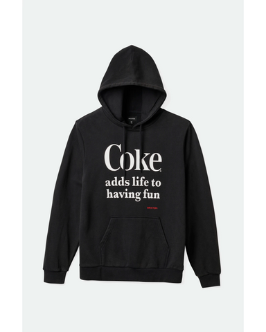 BRIXTON Coca Cola Having Fun Hoodie - Black
