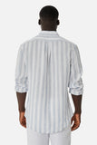 INDUSTRIE THE CAPPELLO LS SHIRT - Chambray/White