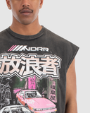 WNDRR Haruna Vintage Muscle - Washed Black