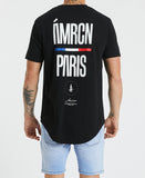 Americain Boston Dual Curved Tee - Jet Black