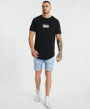 Americain Boston Dual Curved Tee - Jet Black