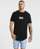 Americain Boston Dual Curved Tee - Jet Black