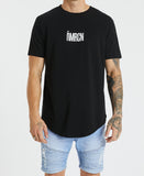 Americain Boston Dual Curved Tee - Jet Black