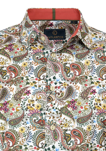 CUTLER & CO Blake CS21095 L/S Shirt - 217 Crockery