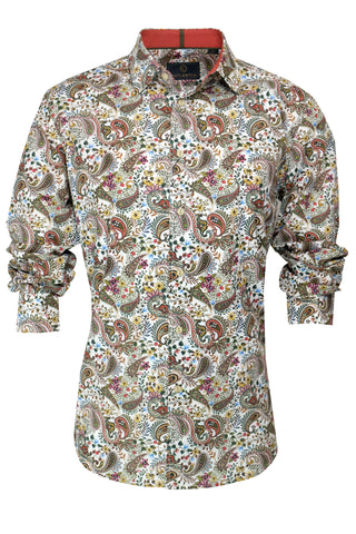 CUTLER & CO Blake CS21095 L/S Shirt - 217 Crockery