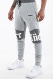 WNDRR HAMILTON TECH TRACKPANT - Grey Marle