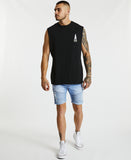 Américain Woodstock Scoop Back Muscle - Jet Black
