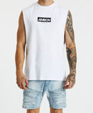 Américain Chandler Scoop Back Muscle - White
