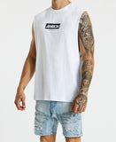 Américain Chandler Scoop Back Muscle - White
