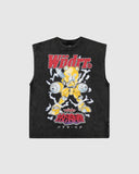 wndrr FINAL FORM VINTAGE MUSCLE TOP - Washed Black