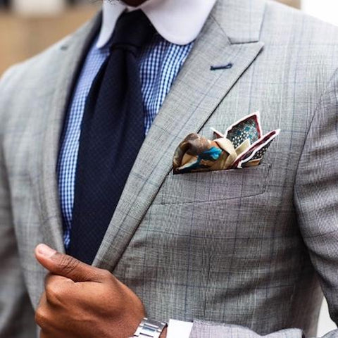 JAMES HARPER Tie & Pocket Square Set