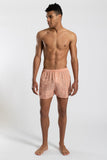 JAMES HARPER JHBX46 DOUBLE STRIPE LINEN SLEEP SHORTS - Koi