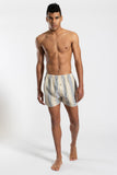 JAMES HARPER JHBX53 DOUBLE STRIPE LINEN SLEEP SHORTS - Multi