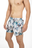 James Harper Tropical Poplin Boxer Short - Blue