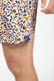 James Harper JHBX57 Oval Leaf Poplin Boxer Short - Teal