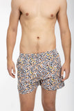 James Harper JHBX57 Oval Leaf Poplin Boxer Short - Teal