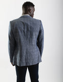 James Harper Windowpane Check Blazer