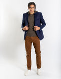 James Harper JHJ42 PATCH POCKET JACKET - Navy