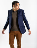James Harper JHJ42 PATCH POCKET JACKET - Navy