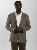 James Harper JHJ63 Textured Unstructured Blazer - Caramel