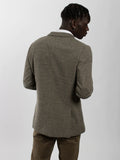 James Harper JHJ63 Textured Unstructured Blazer - Caramel