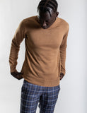 James Harper JHK14 TURTLENECK - NUTMEG