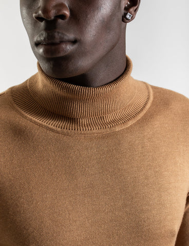 James Harper JHK14 TURTLENECK - NUTMEG
