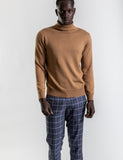James Harper JHK14 TURTLENECK - NUTMEG