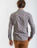 James Harper JHS367 FALLING LEAVES PRINT SHIRT