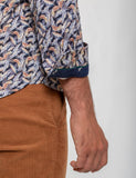 James Harper JHS367 FALLING LEAVES PRINT SHIRT