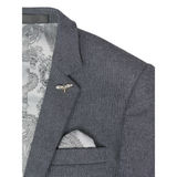 Scuzzatti A268 Boys Jacket - Charcoal