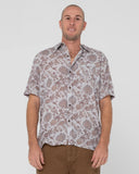 Rusty Hazed Short Sleeve Shirt - Light Fennel