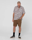 Rusty Hazed Short Sleeve Shirt - Light Fennel
