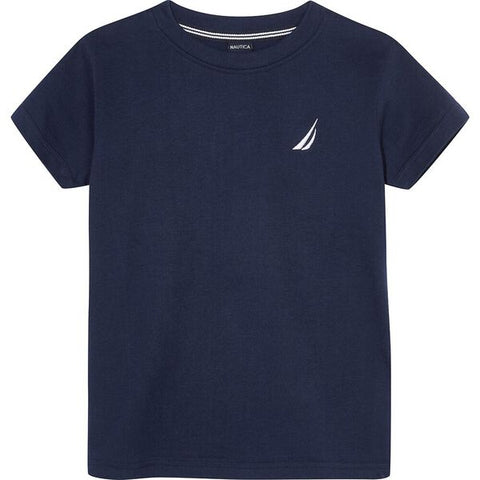 Nautica BOYS 8-14 J. CLASS CREW NECK Tee - Navy