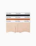 Calvin Klein NB3343 MODERN COTTON STRETCH 3 PACK NATURALS LOW RISE TRUNK