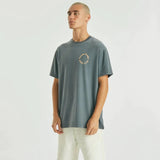 NOMADIC PARADISE CONNECTED RELAXED TEE - Pigment Asphalt