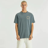 NOMADIC PARADISE CONNECTED RELAXED TEE - Pigment Asphalt