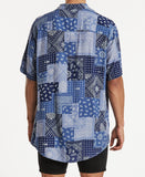 NENA AND PASADENA Rap Relaxed S/S Shirt - Blue