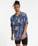 NENA AND PASADENA Rap Relaxed S/S Shirt - Blue